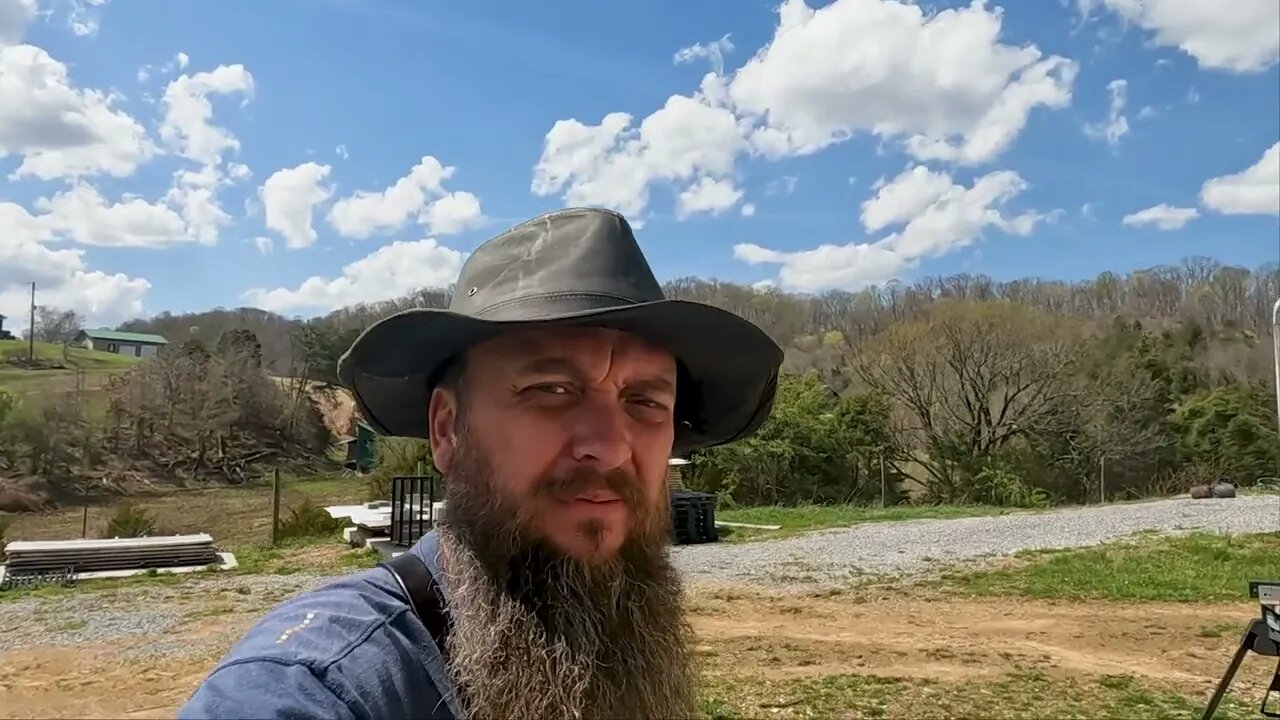 Springtime On The Farm, Sawmill and Tractor Work