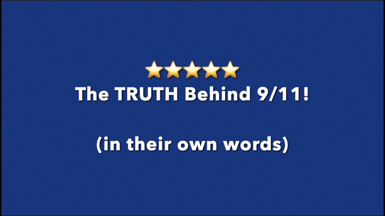 THE TRUTH BEHIND 9/11