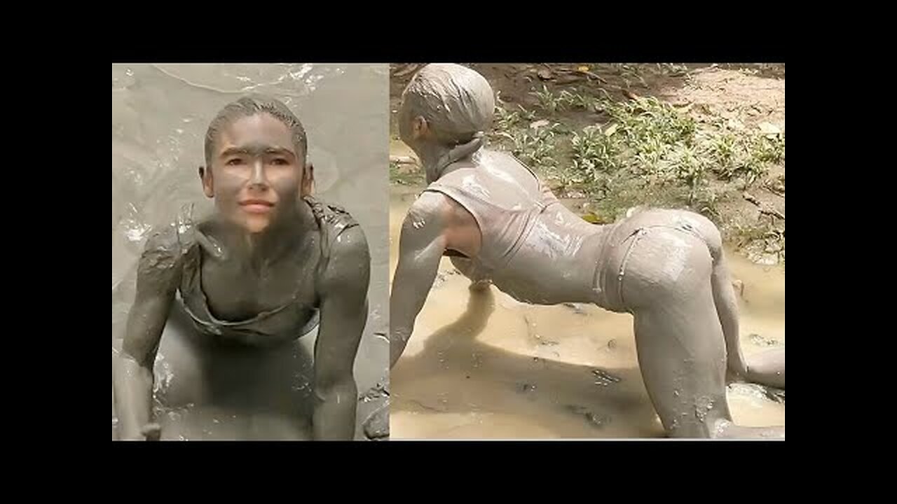 YOGA FLOW IN A VOLCANIC MUD BATH 🛁 🏝️ SURVIVOR ISLAND, BORNEO