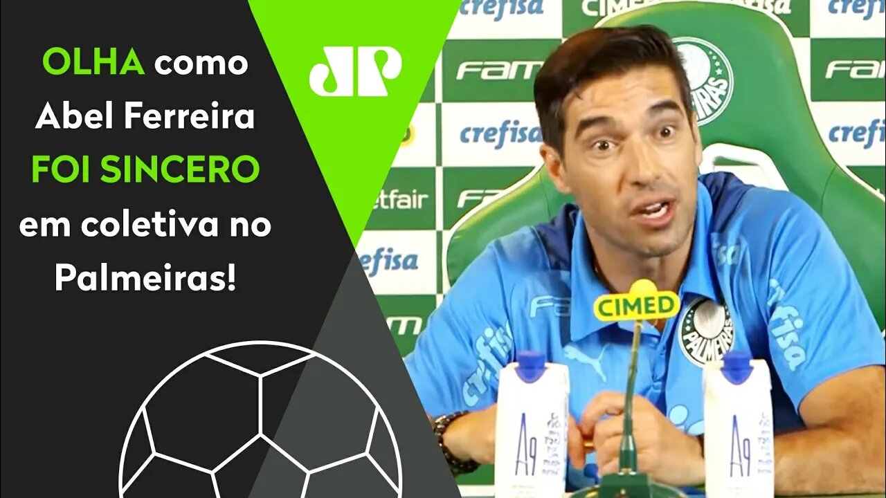 "Eu acho isso UMA PIADA! Eu vejo São Paulo e Corinthians com..." Abel Ferreira É DIRETO no Palmeiras