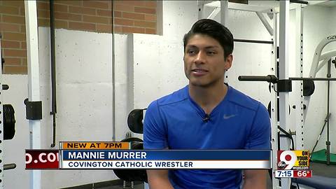 Cov Cath wrestler finds new life in America