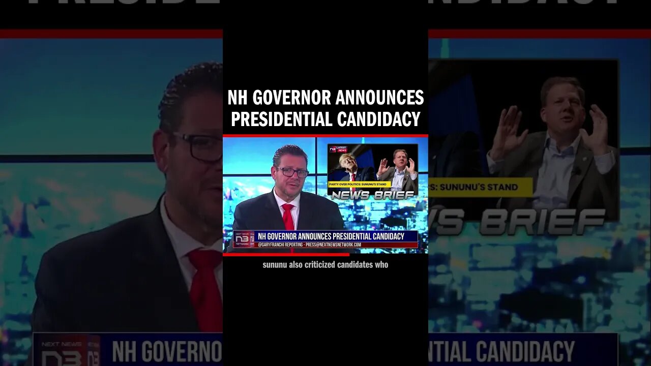 NH Governor Announces Presidential Candidacy