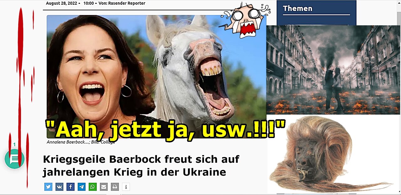 "Aah, jetzt ja, usw.!!!" ...