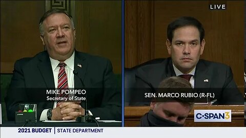 Rubio Questions Sec Pompeo at Senate Foreign Relations Hearing to Review the FY 21 State Dept Budget