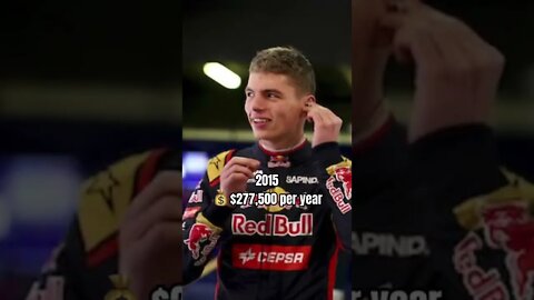 Max Verstappen's MIND BLOWING Salaries #shorts