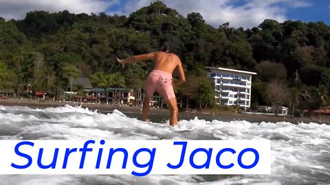 Beginners Surfing In JACO, Costa Rica 🇨🇷 [2022]