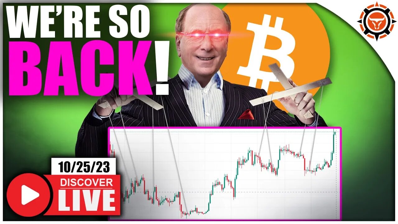 Bitcoin Rally Resumes! (Blackrock ETF Re-Listed)