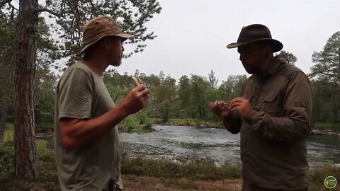 Norwegian Wilderness Canoe Tour. Exhausted, overturned in the rapids. last two days * 4