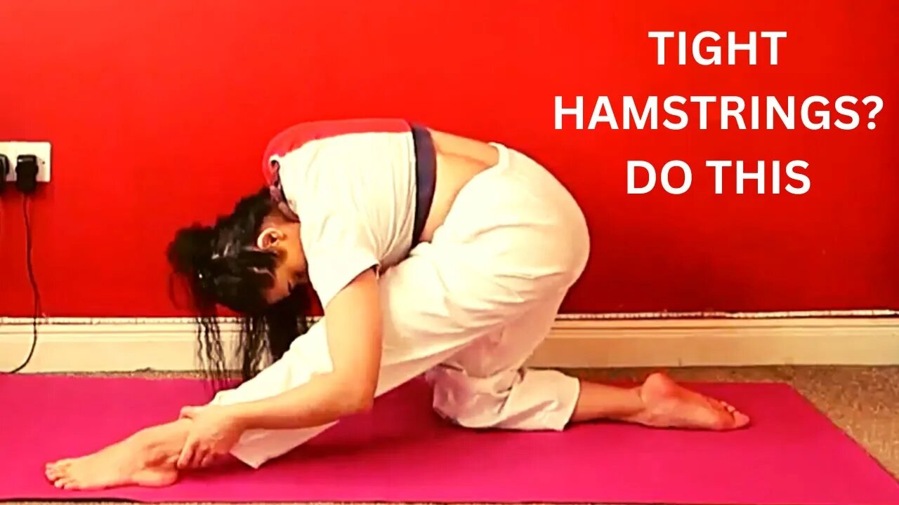 How to stretch your hamstrings and relieve tight muscles for beginners | Follow along stretching