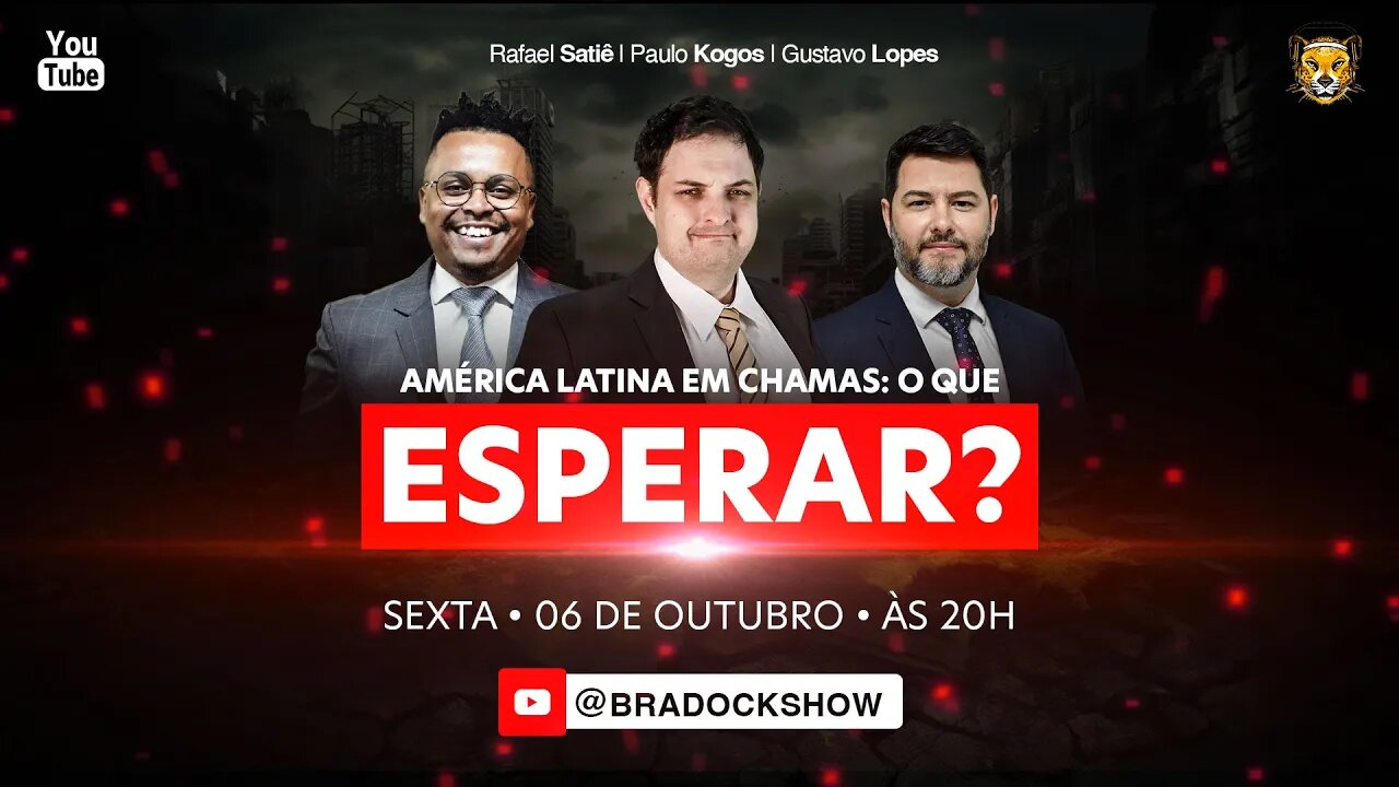 Bradock Show - 06/10/23 - Paulo Kogos, Rafael Satiê e Gustavo Lopes