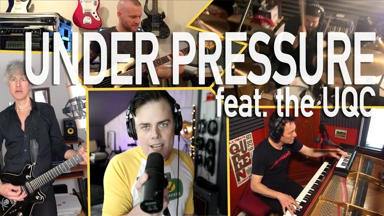 Music Reaction To Marc Martel - Under Pressure - Featuring the UQC (Queen cover)