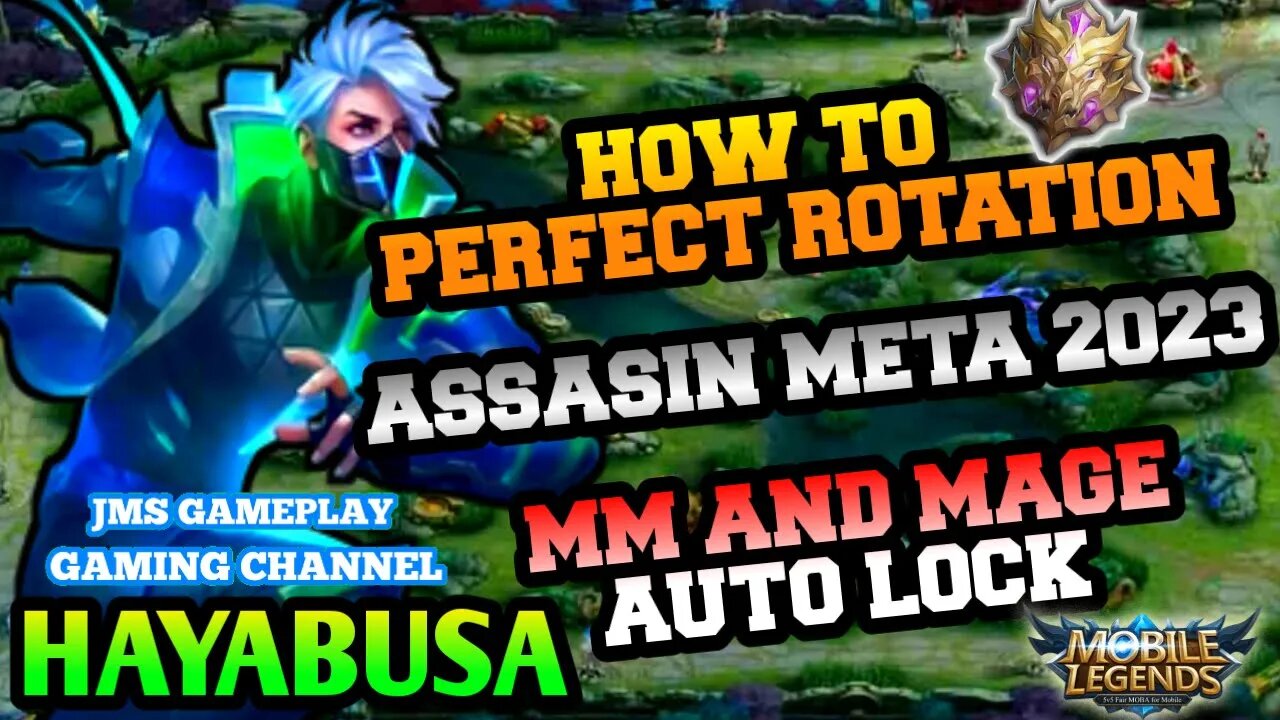 HAYABUSA META 2023 FAST RANK TO MYTIC | MOBILE LEGENDS | JMS GAMEPLAY