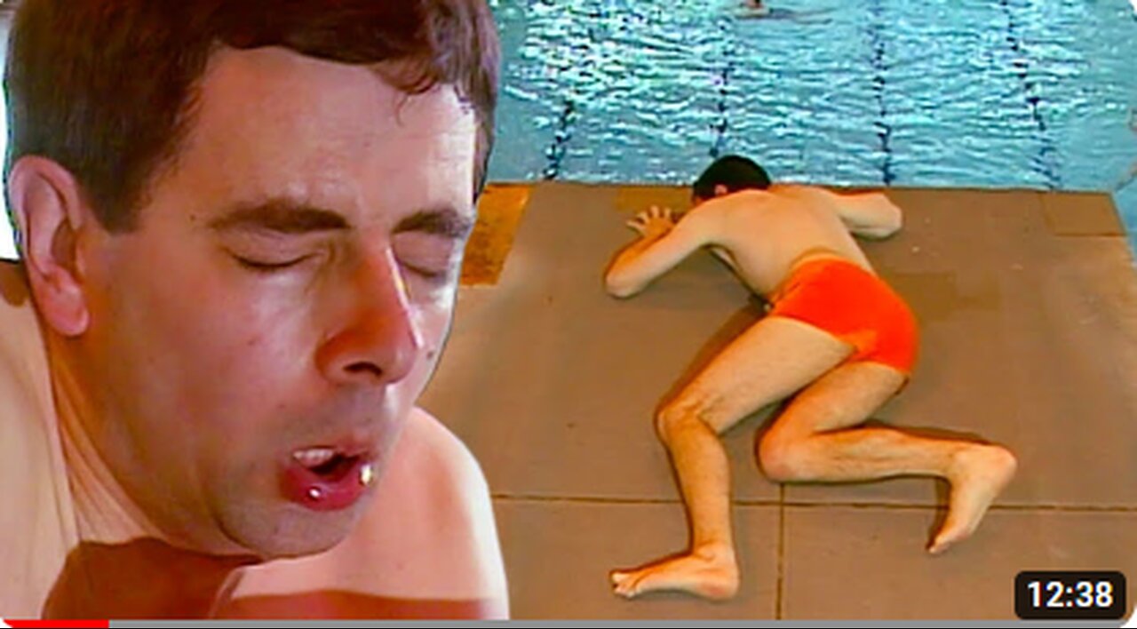 SWIMMING POOL| MR BEAN FUN CLIPS