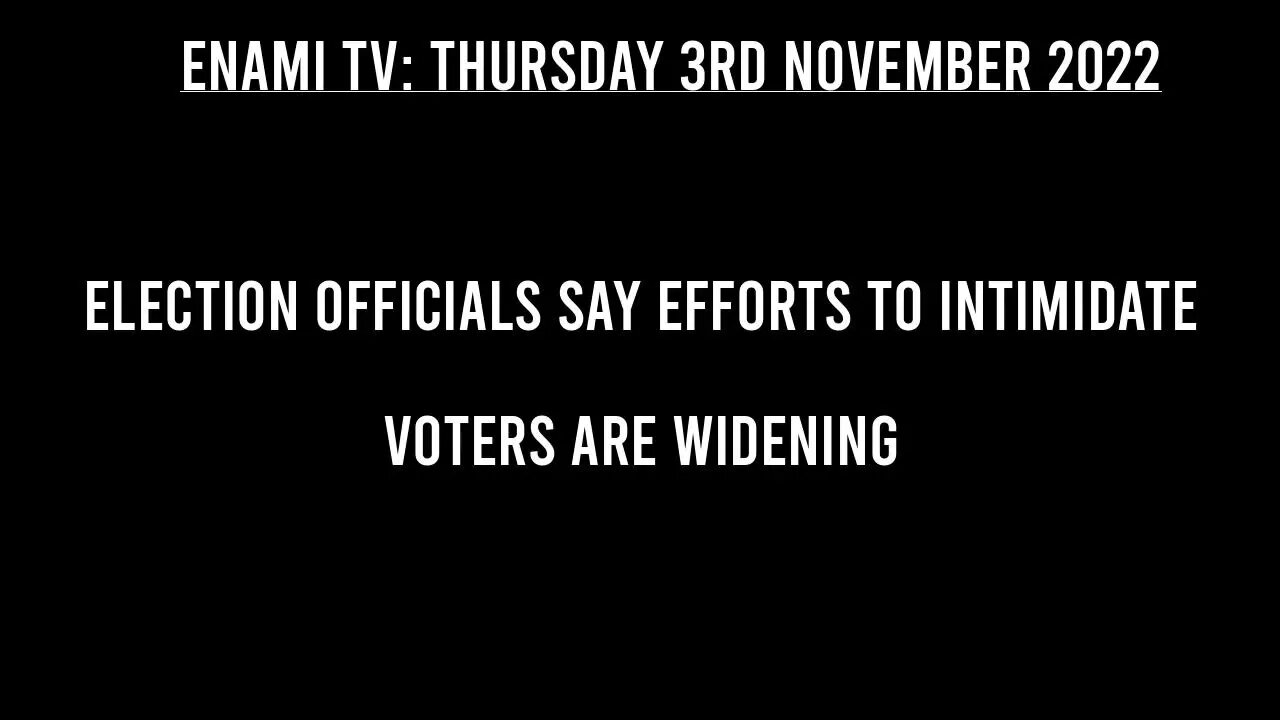 Election Officials Say Efforts to Intimidate Voters Are Widening