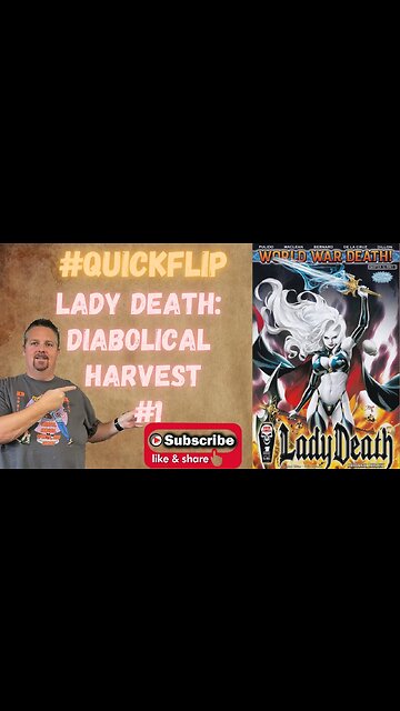 Lady Death: Diabolical Harvest #1Coffin Comics #QuickFlip Review Brian Pulido,Diego Bernard #shorts