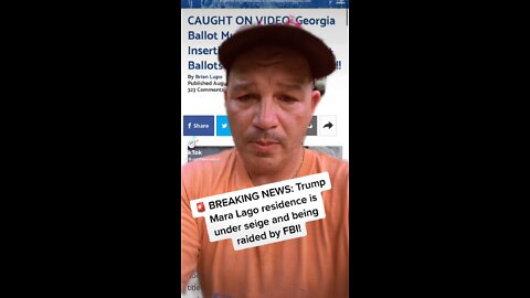 🚨 BREAKING NEWS: Trump's Mara Lago residence is sieged & raided by FBI!