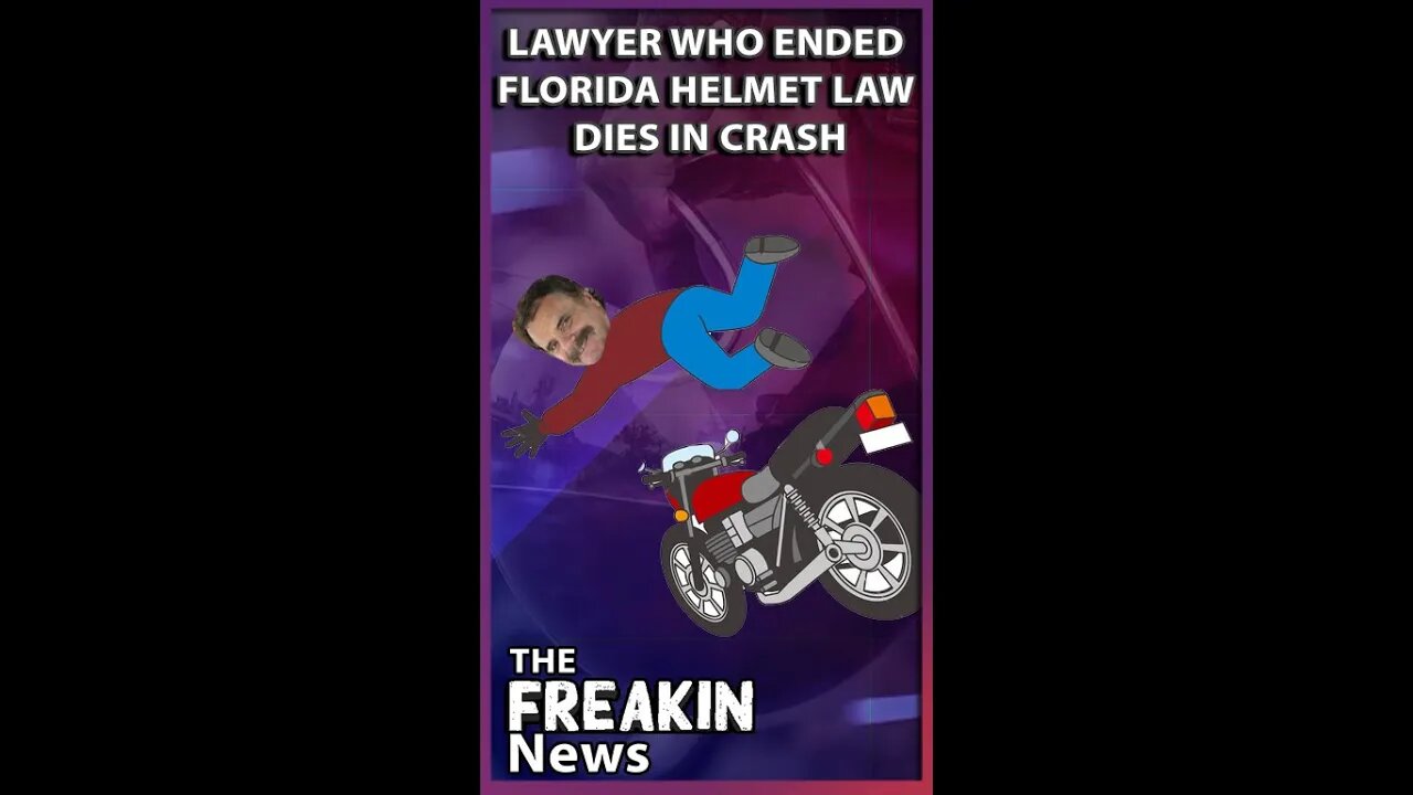 Attorney Ron Smith Who Ended Florida Helmet Laws Dies In Motorcycle Crash Without A Helmet #shorts