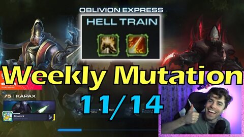 Hell Train - Starcraft 2 CO-OP Weekly Mutation w/o 11/14/22