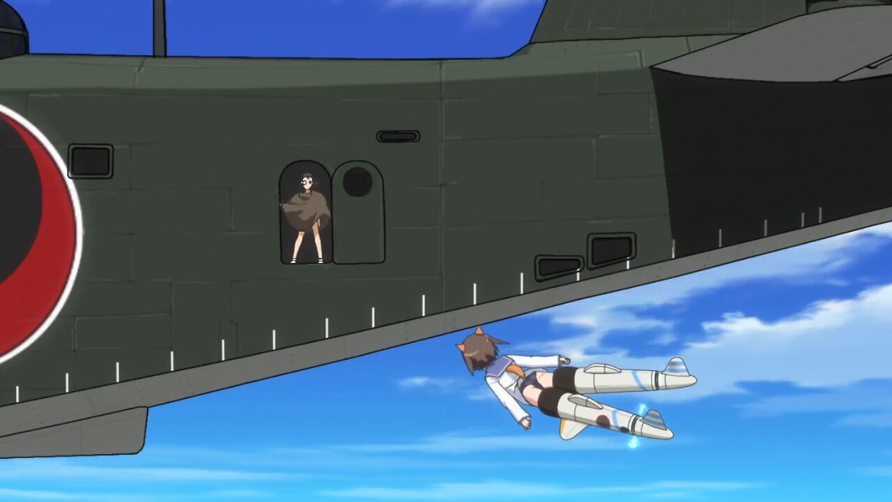 Strike Witches 2 - Yoshika goes after Mio