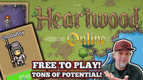 This RETRO Inspired Free To Play MMO Has A TON Of POTENTIAL! Heartwood Online 1st Impressions!