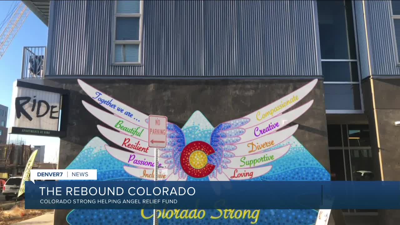 Helping restaurant workers with Colorado Strong clings