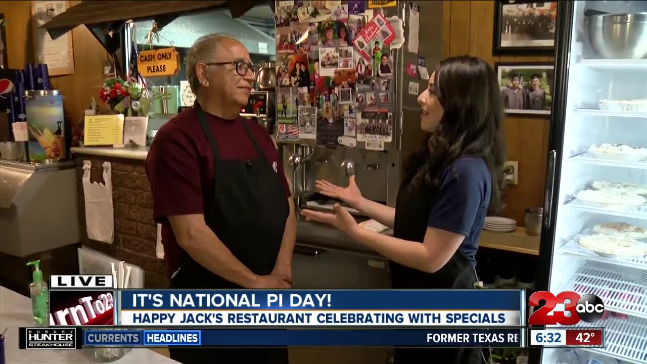 Special at Happy Jack's for Pi Day