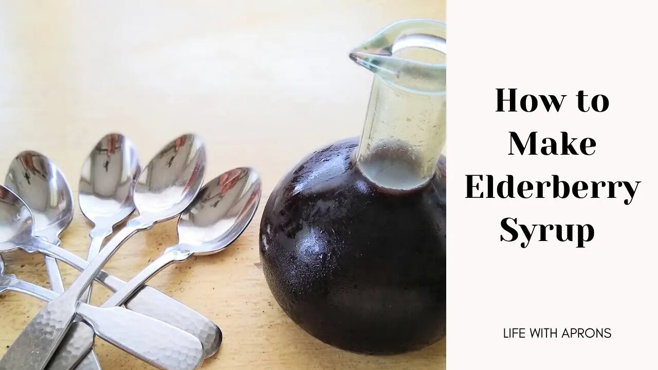 How to Make Elderberry Syrup