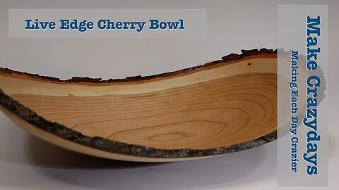 Live Edge Cherry Bowl