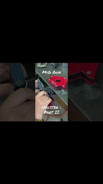 MIG Gun Holster: Part II #welding #project #diy #homemade #howto