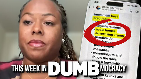 This Week in DUMBmocracy: Ousted Official Says FEMA APPROVED Her Decision to "AVOID" Trump Signs!