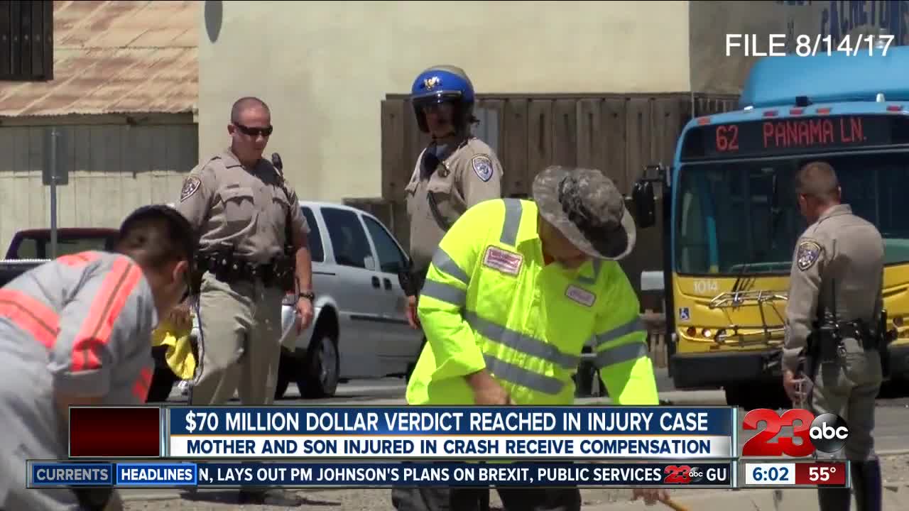 $70 million dollar verdict reached in crash