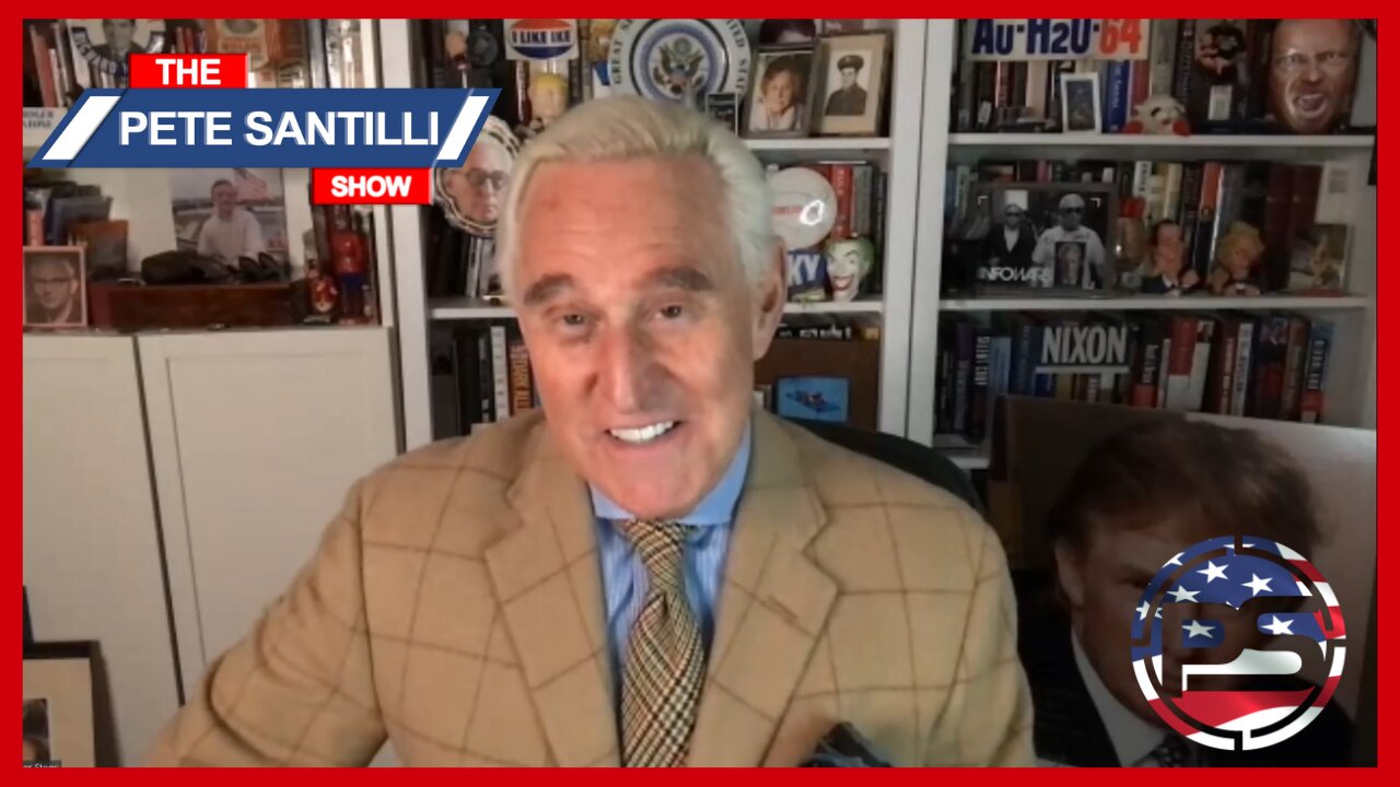 Roger Stone Joins Pete Santilli to Discuss the Sham 1/6 Committee Witch Hunt. Nov. 24, 2021