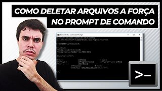 COMO DELETAR ARQUIVOS A FORÇA NO PROMPT DE COMANDO