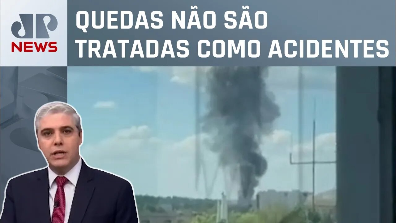 Quatro aeronaves russas caem perto da fronteira com a Ucrânia; Marcelo Favalli analisa