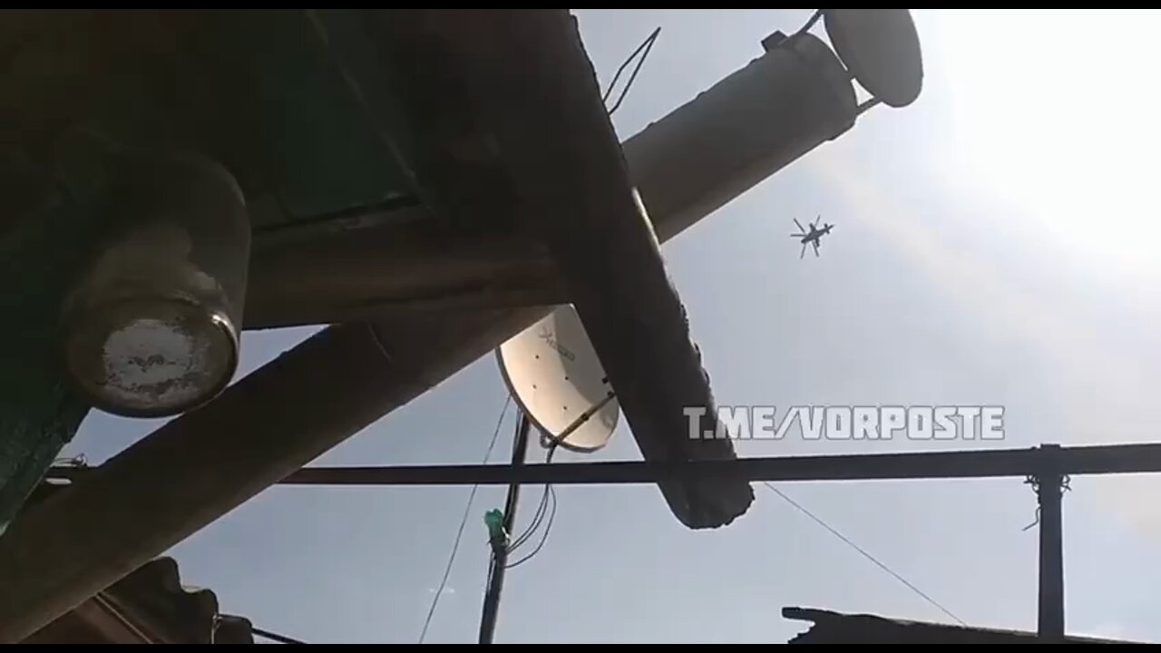 Ka-52 helicopter action in Donbass