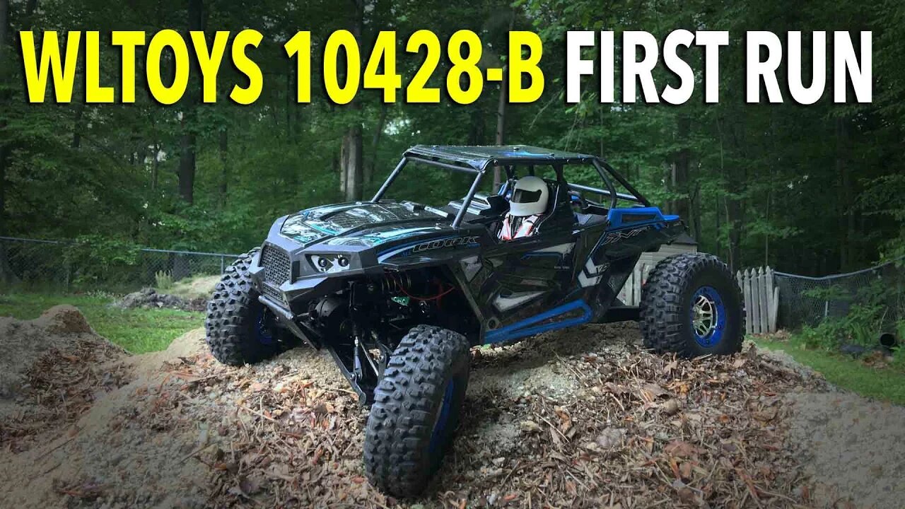 WLTOYS 10428-B First Run Was Fun!