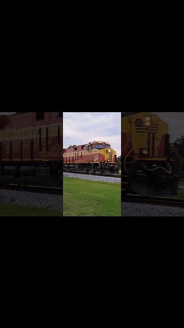 Florida East Coast Railway FEC-107 at Daytona Beach Golf Club July 16 2023 #railfanrob #fec107