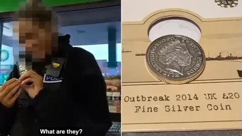 I was arrested after trying to pay for petrol with a £20 COIN! Moment cops quiz driver in 'legal