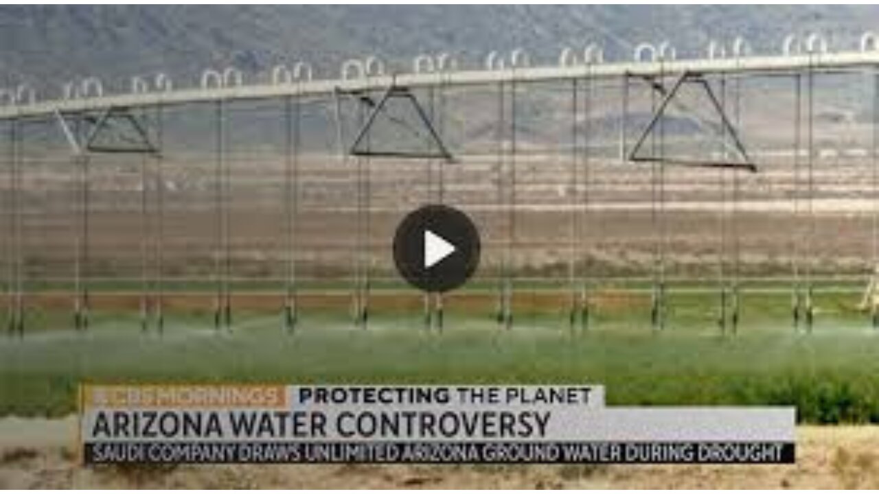 Saudi Arabian Company Cut Off From Arizona's Water Supply