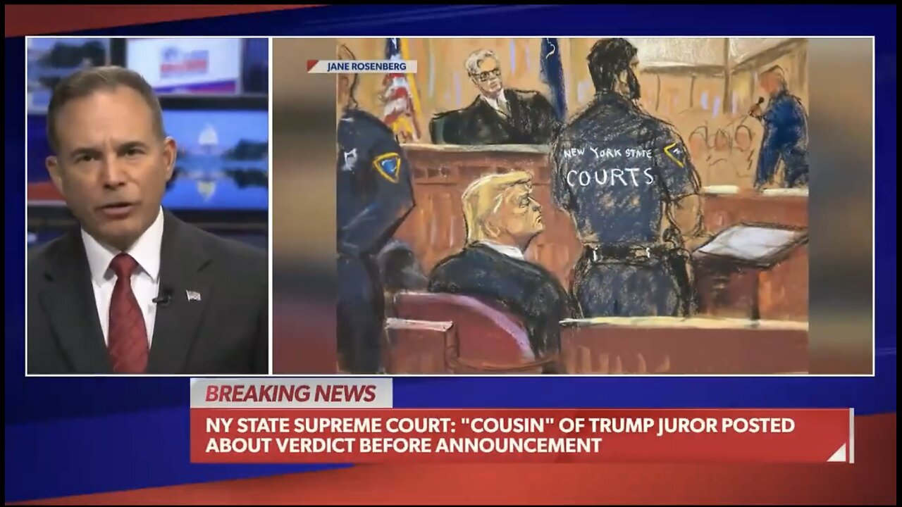 ”COUSIN” TO A JUROR IN TRUMP TRIAL👨‍🎤🏛️📱POST TRUMP GUILTY VERDICT ON FACEBOOK🏛️📲💫