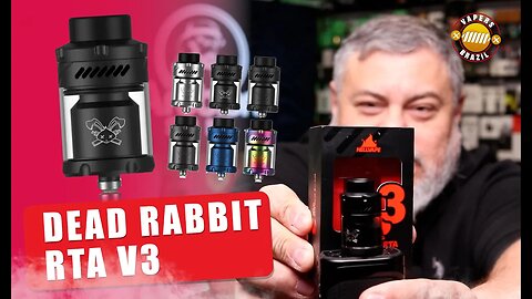 HellVape Dead Rabbit V3 RTA - Excelente Tanque , Veja no Vídeo.