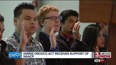 Kerrie Orozco Act gets support of NAACP