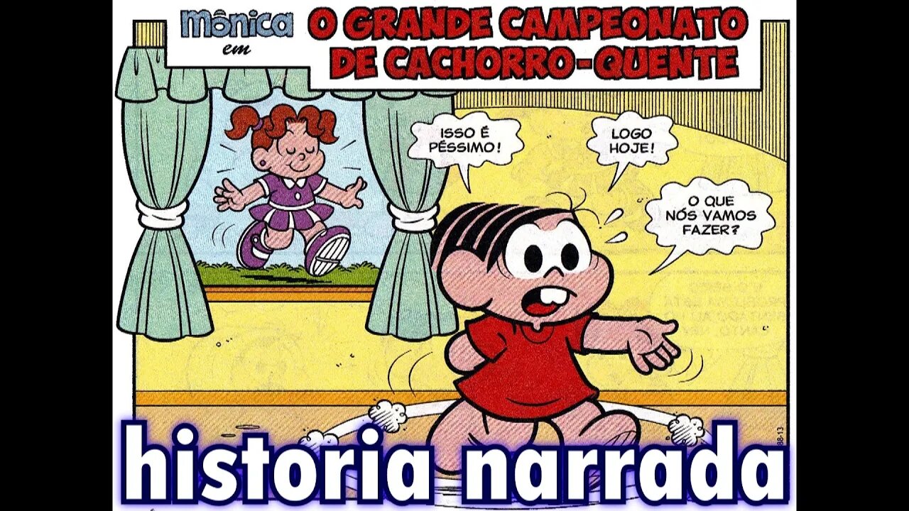 Mônica em-O grande campeonato de cachorro-quente | Gibis do Rapha