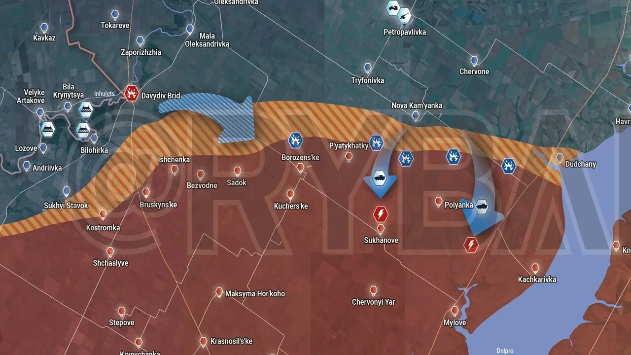 Ukraine War Rybar Map: Battle for Kherson Timeline of Events as of October 15, 2022