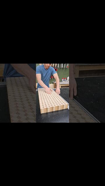 Patterned Wood: 3D Cube #shortvideo #short #shorts #shortvideo shortvideo #woodworking