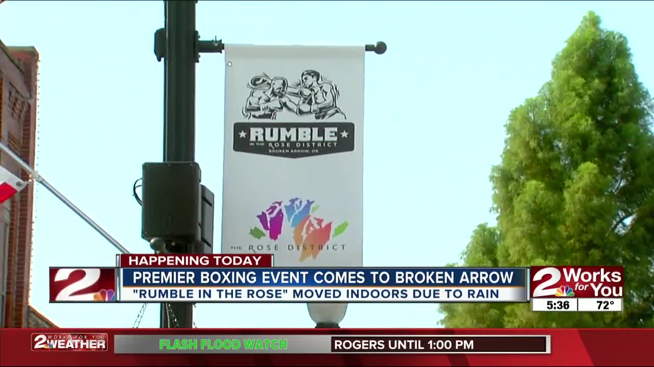 Broken Arrow businesses prepare for large crowds from "Rumble in the Rose District"boxing event