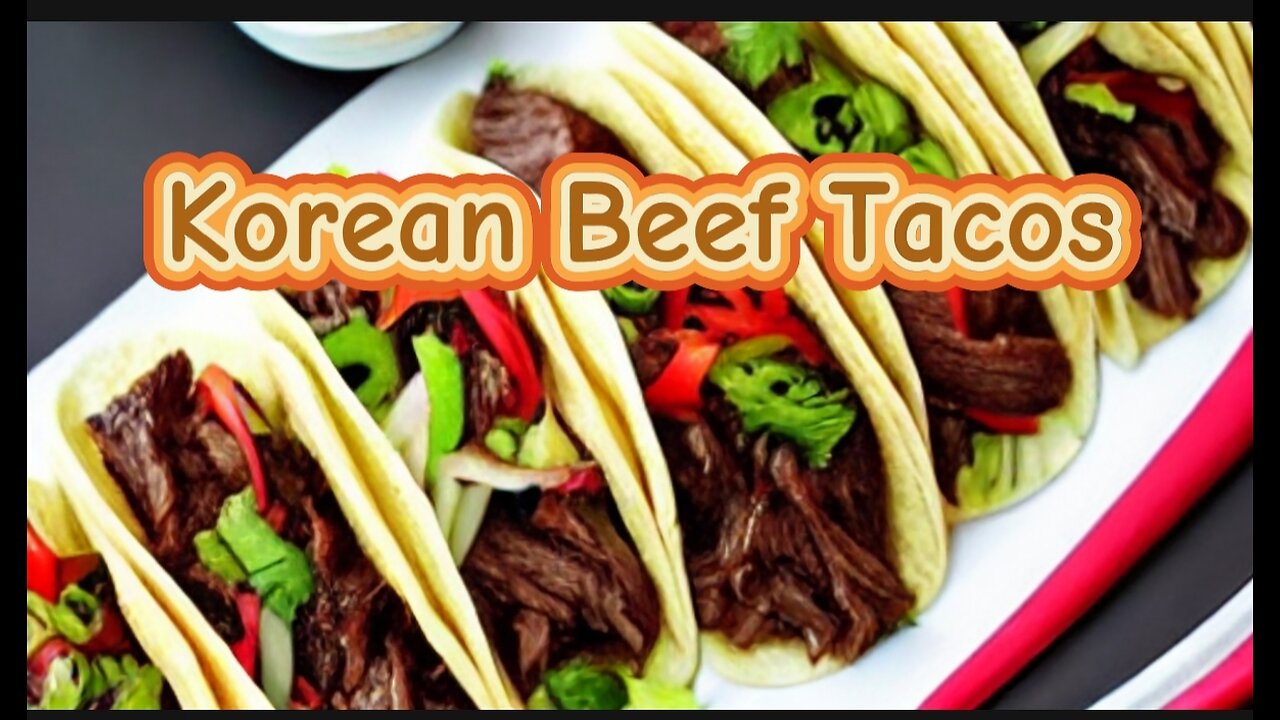 How to make it."Spicy Korean Beef Tacos: A Flavorful Fusion Delight"