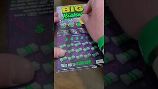 BIG Riches Lottery Ticket Scratch Off TEST!