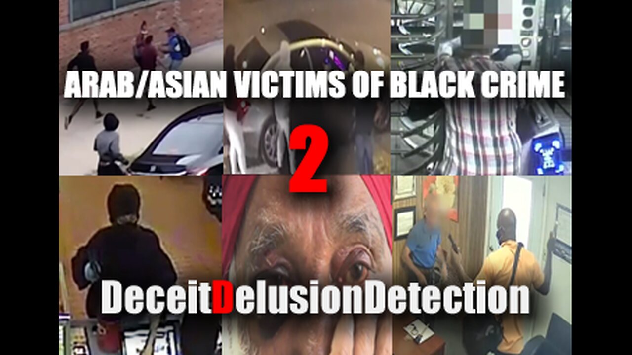 (EP2) ARAB AND ASIAN VICTIMS OF BLACK CRIME-DECEITDELUSIONDETECTION