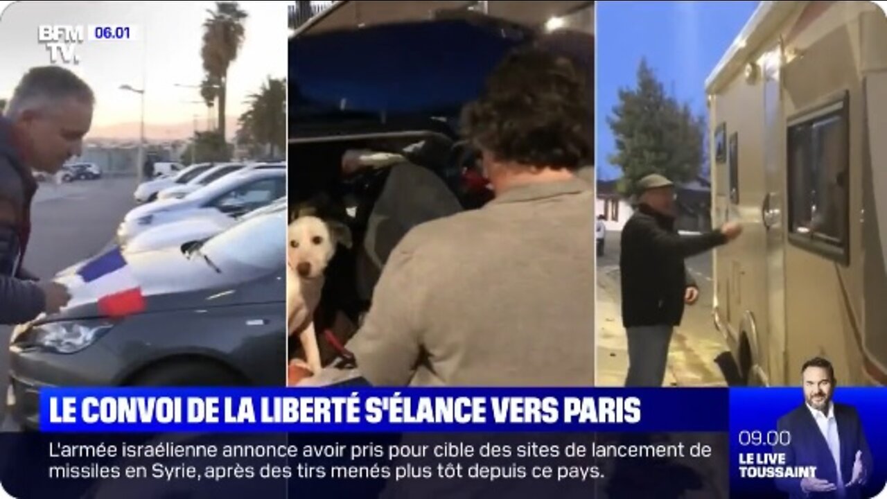 "O COMBOIO DA LIBERDADE" se prepara para chegar a Paris